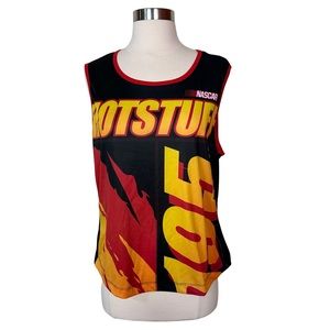 Y2K NASCAR Jerry Leigh HotStuff Sleeveless Lightweight Scoop Neck Tank Top 14/16